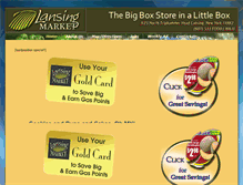Tablet Screenshot of lansingmarket.com